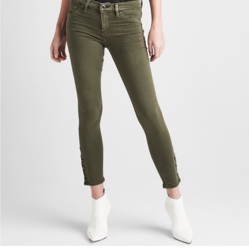 Hudson army green Nico Pant